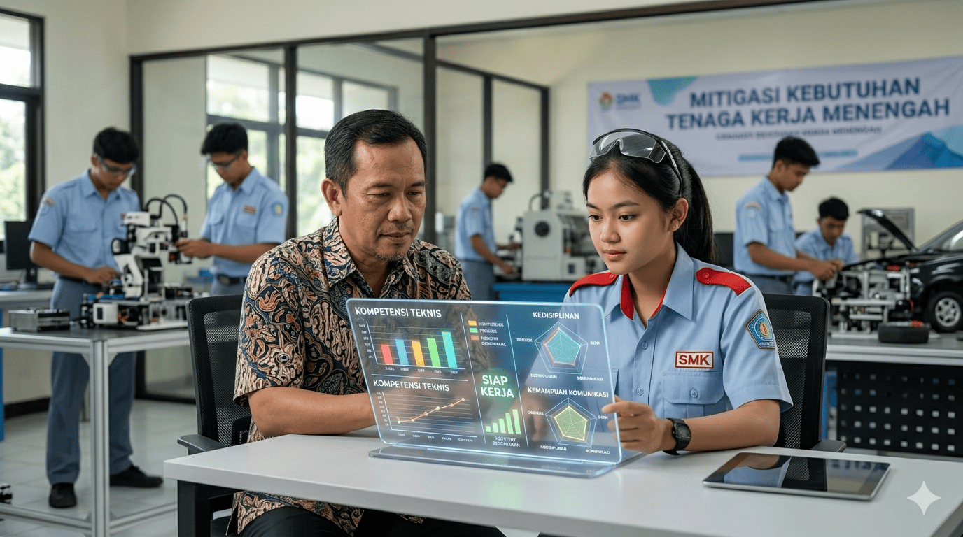 Diteksi Dini Kesiapan Kerja Siswa SMK sebagai Mitigasi Kebutuhan Tenaga Kerja Menengah